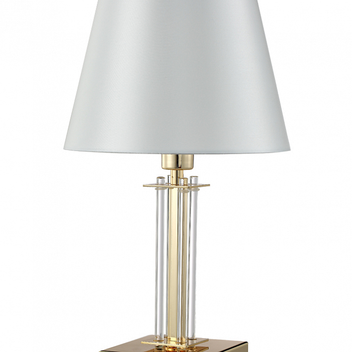 Настольная лампа Crystal Lux NICOLAS LG1 GOLD/WHITE
