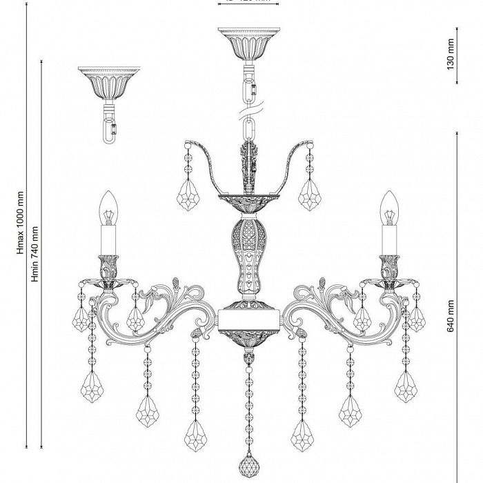 Люстра Lucia Tucci BARLETTA 122.8 cream white